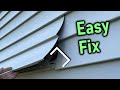 How To Fix Loose Vinyl Siding