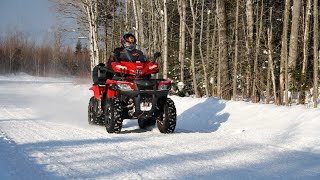 Quad Winter Canada Quebec