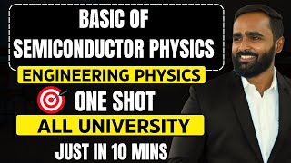 BASICS OF SEMICONDUCTOR PHYSICS | ENGINEERING PHYSICS |ALL UNIVERSITYPRADEEP GIRI SIR