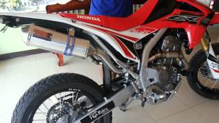 CRF250L ท่อสูตรแบบท่อคู่แบบที่ 12 คอเพาเวอร์บอมท์