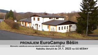 pronájem EuroCampu Běšiny