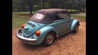 Restoring Karen's '79 Super Beetle Convertible