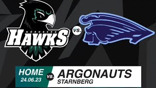 GameDay 24.06.2023 Nürnberg Hawks vs  Starnberg Argonauts