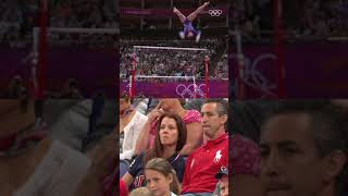Aly Raisman's parents watching her compete is HILARIOUS! 🤸‍♀️ #Shorts
