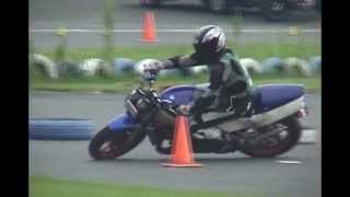 2012 10 6 JAGE Moto Gymkhana Training Champ Ikeda NSR250R