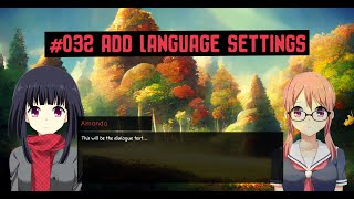 Create a Visual Novel from Scratch in Unreal Engine 5 - #032 - Add Language Settings