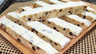 Torrone sem ovo , com segredinho para ficar igual o tradicional comprado , fica maravilhoso 😍