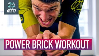 60 Minute Bike-Run Session | GTN's Hour Of Power Brick Workout