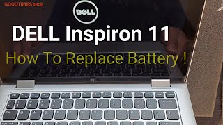 DELL Inspiron 11 | How to replace Battery.