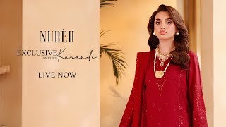 Nureh Unstitched Embroidered Karandi Collection’25 | Nureh Tiny Twinkles Pret Collection 2025