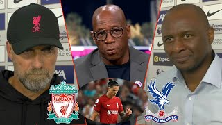 Liverpool vs Crystal Palace 1-1 Jurgen Klopp Reacts To Darwin Nunez's Red Card | Ian Wright Analysis