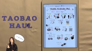 오랜만에 돌아온 타오바오 악세사리 하울💍｜타오바오 언박싱\u0026하울#24 (taobao haul /韓國人介紹的淘寶好物)