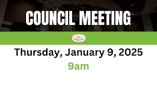 County Council - Thursday January 9, 2025