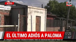 🔴FLORENCIO VARELA: EL ÚLTIMO ADIÓS A PALOMA