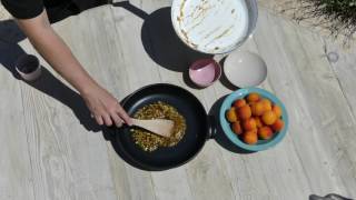 Quick and Easy Apricot, Pistachio and Thyme Tarte Tatin Recipe