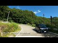 【driving in japan】nagano prefectural route 40 kamisuwa kirigamine 4k