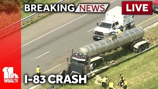 LIVE: SkyTeam 11 is over a crash on SB I-83 in Sparks -- wbaltv.com