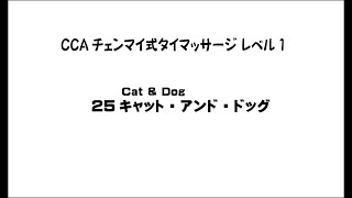 CCAチェンマイ式タイマッサージレベル1 25 キャット・アンド・ドッグ