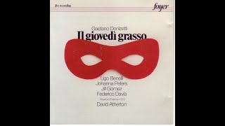 Donizetti Il Giovedi' Grasso Live 1970 Gomez Benelli Davia