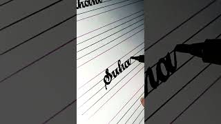 Neat and clean handwriting by artline calligraphy marker for beginners 😍❤️ #viral #trending #shorts