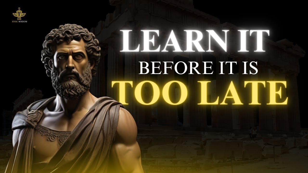 8 Stoic Lessons MEN Learn TOO Late In Life | Stoicism | Stoic - YouTube