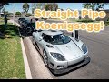 Koenigsegg CCXR Trevita terrorizes the streets of Newport Beach