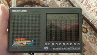 FM DX -  Marijos radijas 93,1 MHz from Vilnius, Lietuva - received in Biełaruś 195 km