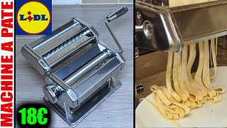 machine à pâtes lidl + préparation de la pâte au robot pâtissier de cuisine HAUSWIRT HM740