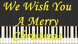 We Wish You A Merry Christmas Easy Piano
