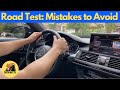 MOST COMMON MISTAKES TO AVOID ON THE DRIVING TEST