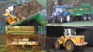 Spreading manure