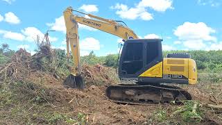 งานเหมาเคลียริ่งจัดเต็มรถขุด sumitomo sh130-6 excavator