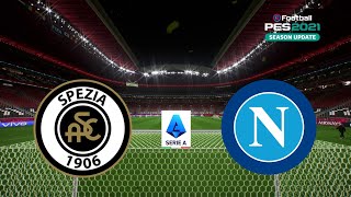 Spezia vs Napoli | Italian Serie A 2022/23 | eFootball PES Realistic Simulation