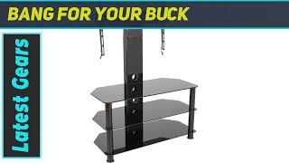 AVF Steel and Glass Stand with TV Mount for TVs up to 60\