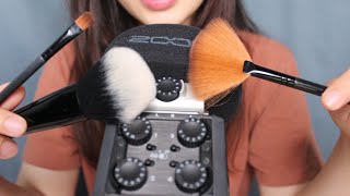 ASMR 줌H6 윈드스크린을 브러시로 콕콕콕, 슥슥, 바람불기 후후, 속닥속닥 Mic Brushing, Ear Blowing, Talking