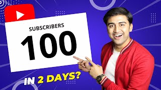 How to Get 100 SUBSCRIBERS in 2 DAYs on Youtube😱🔥 | YouTube Growth Tips 2022📈 - (Without Google Ads)
