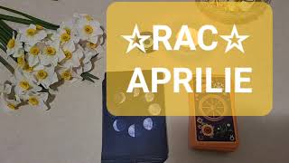 ♋️ RAC - APRILIE 🍀Un drum va aduce o schimbare in viata ta.