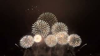 赤川花火大会 2022 磯谷煙火店 「酒井家庄内入部400年記念花火」　Akagawa fireworks display in japan