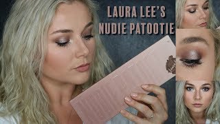 Laura Lee Nudie Patootie Palette Review & Tutorial | Pink Halo Eye shadow | Alyssa Marie