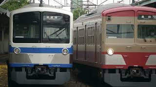 [交換動画]新小金井駅を発着する「2色」の西武多摩川線新101系