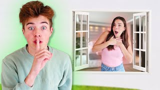 SNEAKING INTO MY FRIENDS HOUSES!!
