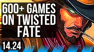 TWISTED FATE vs KATARINA (MID) | 600+ games | KR Diamond | 14.24