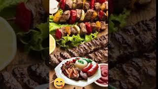 WOW!!! KEBAB and Kebab LADY Popping Inside 🍖🍖🍖 #Shorts #kebab #food #asmr #satisfying #fyp #yummy