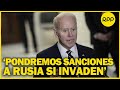 Joe Biden asegura que Vladimir Putin decidió invadir Ucrania