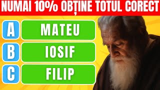 20 ÎNTREBĂRI BIBLICE LA NIVELELE UȘOR, MEDII ȘI GRIILE - QUIZ BIBLICE #episod4