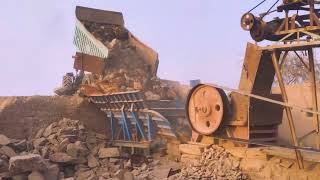 ⛏️Satisfying JAW CRUSHER in Exclusive Action⚒️STONE Crushing Plant 🪨HEAVEY Rock Crusher in Action