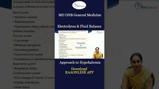 Approach to Hypokalemia #shorts #electrolytes #generalmedicine #hypokalemia #medicalstudent