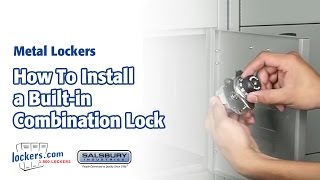 Lockers.com | How To Install a Built-In Combination Lock