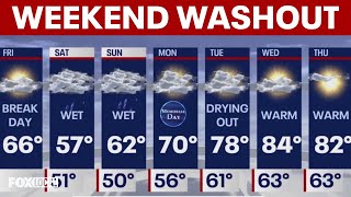 Rainy Memorial Day weekend forecast: Tri-State faces washout before warmer weather returns
