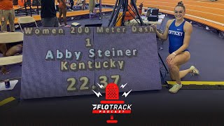 Abby Steiner Continues To Dominate NCAA Sprints